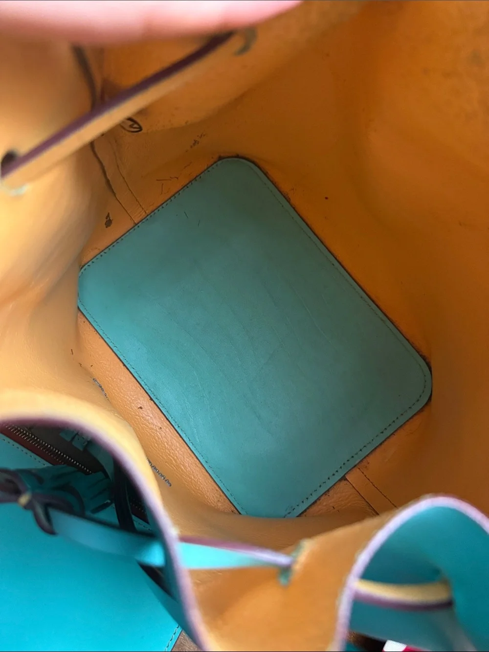 Dooney & Bourke turquoise leather